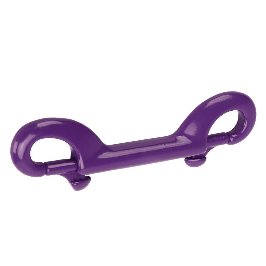 90mm 316 Stainless Steel Diving Double Headed Hook Quick Release Spring Hooks for Diving BCD Purple