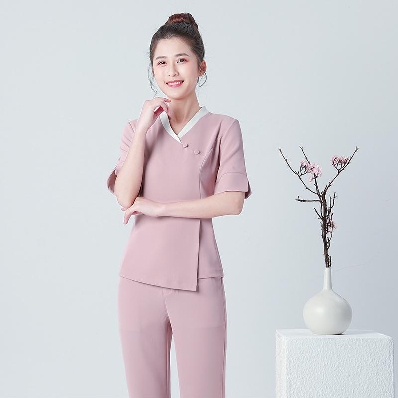 High-End Ladies Spa Technician Uniform: Spring/Summer Collection