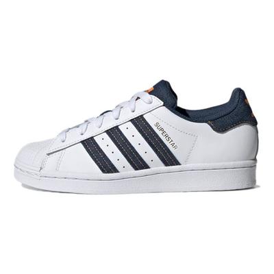 Originals Superstar Series J Baskets basses pour enfants Chaussures de skate pour enfants Baskets pour enfants Blanc Bleu H04025