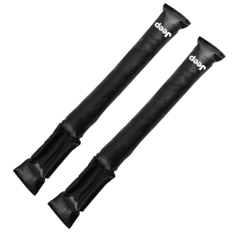 Car Seat Gap Filler Side Seam Plug Strip Leak-proof Filling Strip For Jeep Renegade Tyre Stem Air Caps Wrangler JK JL Grand Cherokee Compass Patriot