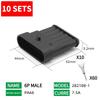 10 Sets Waterproof Connector - 1/2/3/4/5/6 Pin, 12A, IP68, for Automotive Electrical Wire, Truck/Car