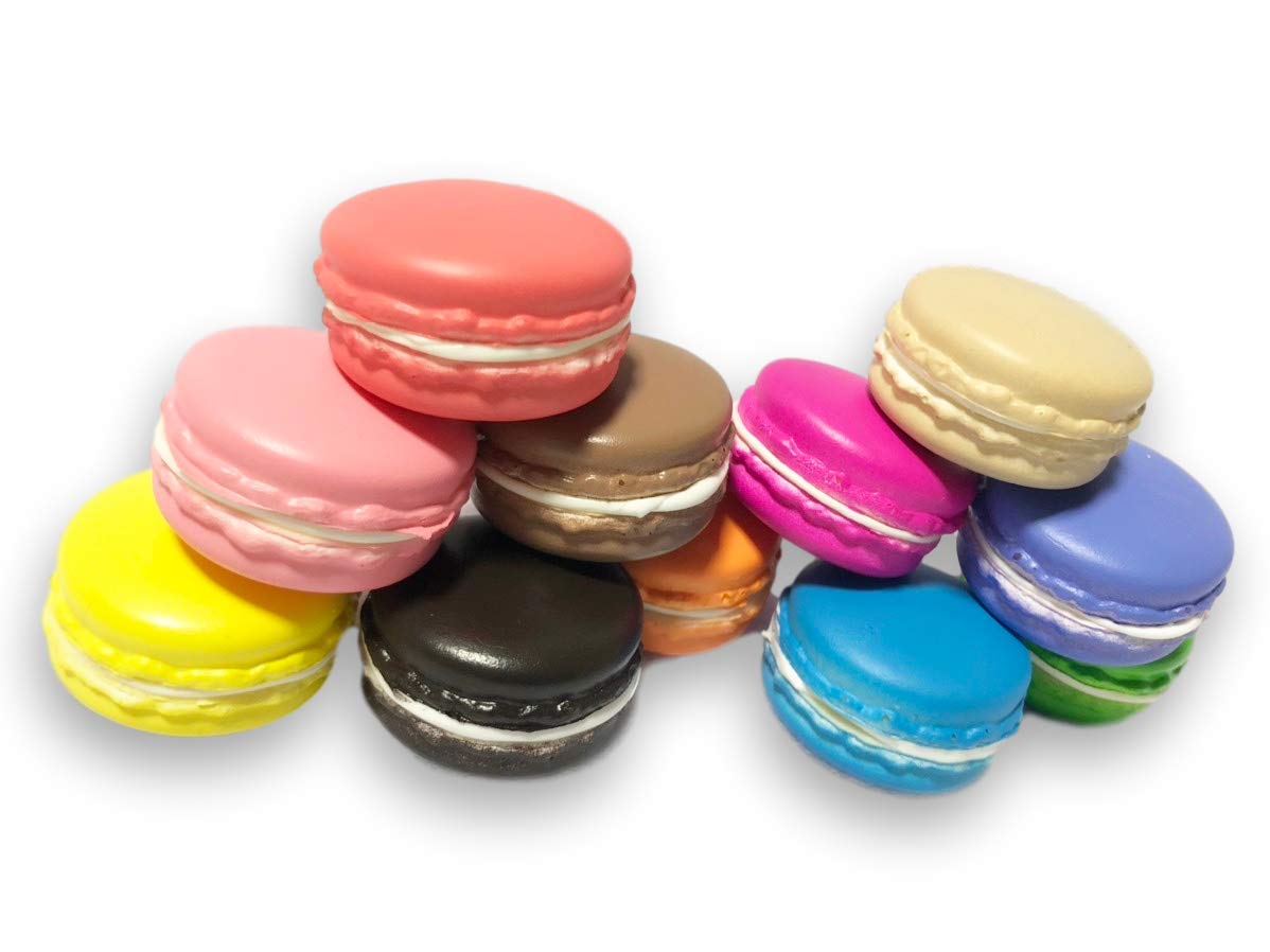 

Food Sample Bread and Sweets Display Set, Realistic Samples, Candy Toy Set (11 Macarons)