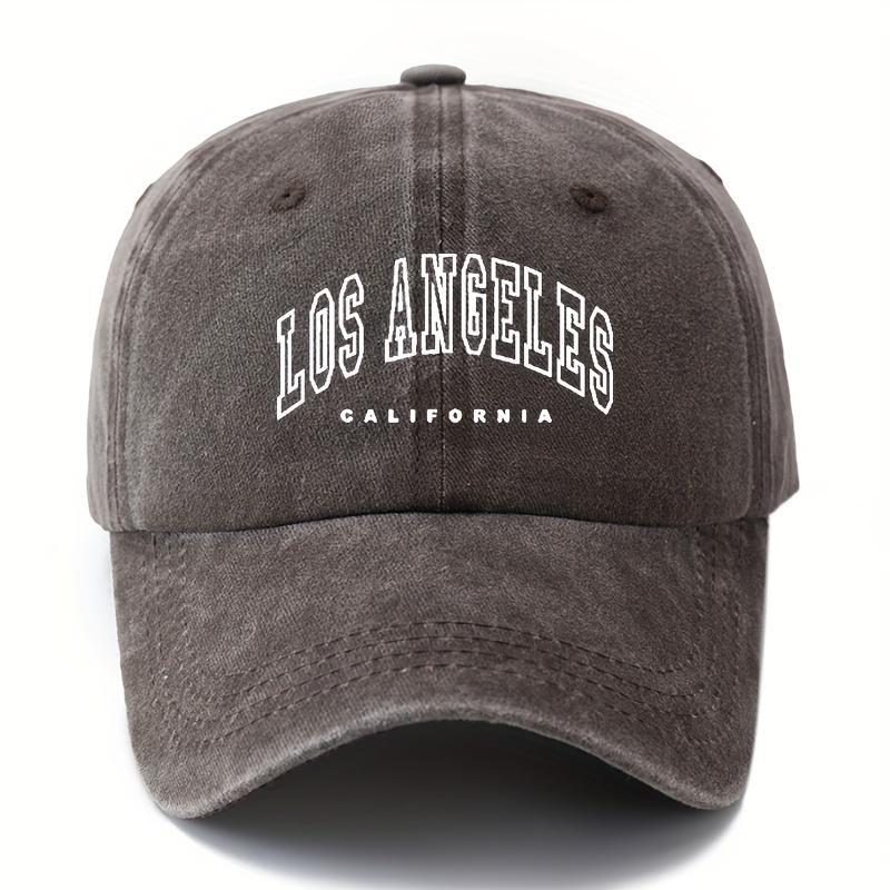 Men's retro baseball cap Los Angeles lightweight outdoor duckbill cap, suitable for camping party occasions, truck drivers