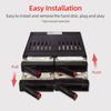 OImaster HE 2006 4 Slot Internal Hard Disk Rack Support Four 2.5 Inch SATA HDD SSD Easy Installation Plug and Play (Not