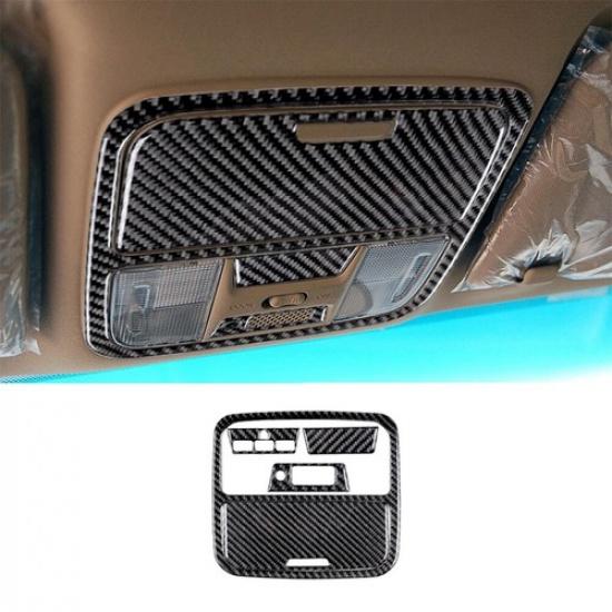 4Pcs Carbon Fiber Overhead Console Cover Trim For Honda Accord Sedan 2003-2007
