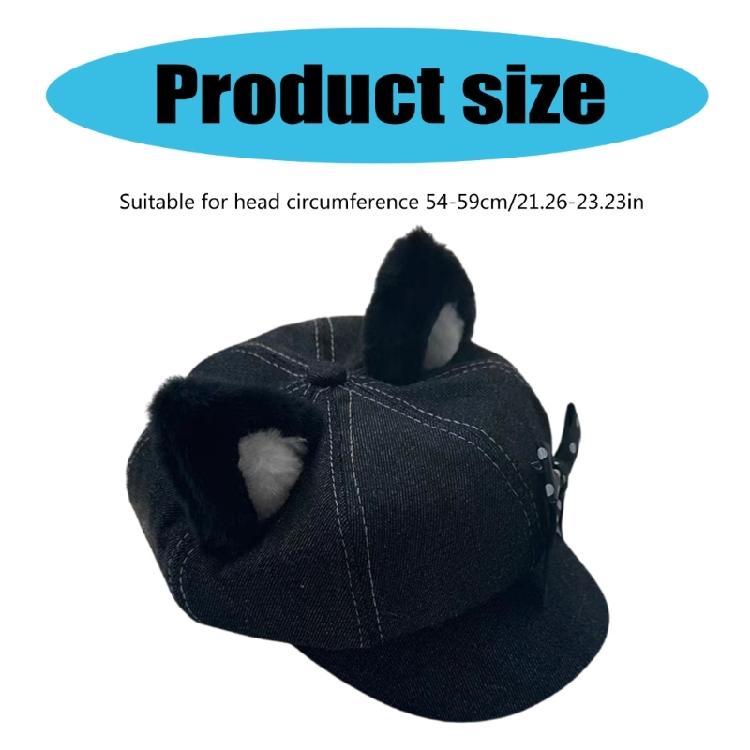 Japanese Beret Hat with Chain Belt for Female Girl  Newsboys Hat Chauffeur Hat Punk Outdoor Hiphop Dance Hat