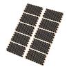 10Pcs Hexagon Grip Decal Sticker Textured Ultra Thin Sweat Absorption Non Slip for Mouse Keyboard Mo