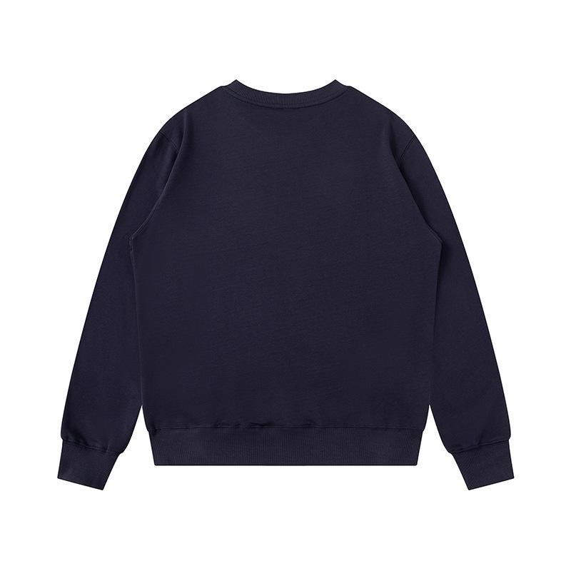 Autumn 2025 Men's Round Neck Printed Sweatshirt - Loose Casual Long Sleeve for Trendy Couples