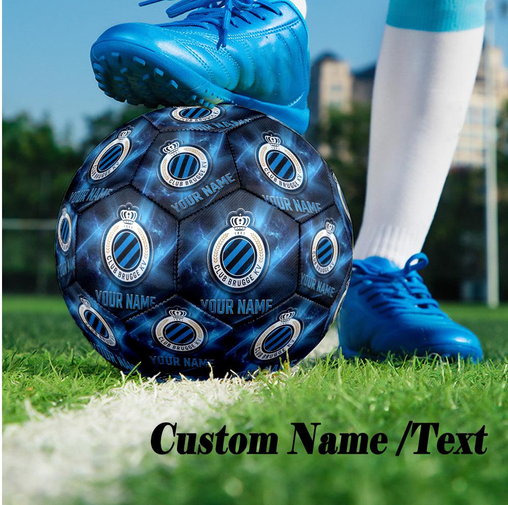 Size 5 Football Custom Name Text, Outdoor Training Soccer BallClub Brugge FC