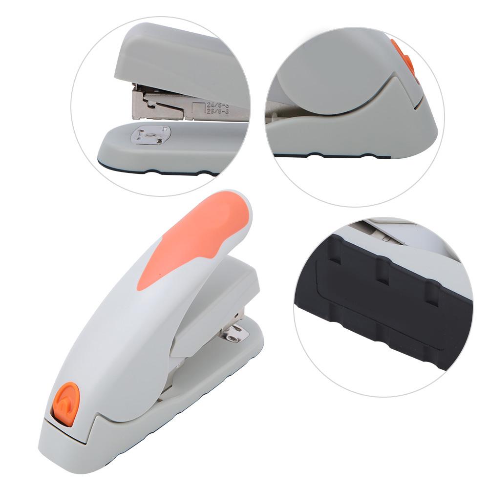 20Celsius40 Sheets Stapler Book Paper Stapling Machine for 24Celsius6 24Celsius8 26Celsius6 26Celsius8 Nails (Orange)