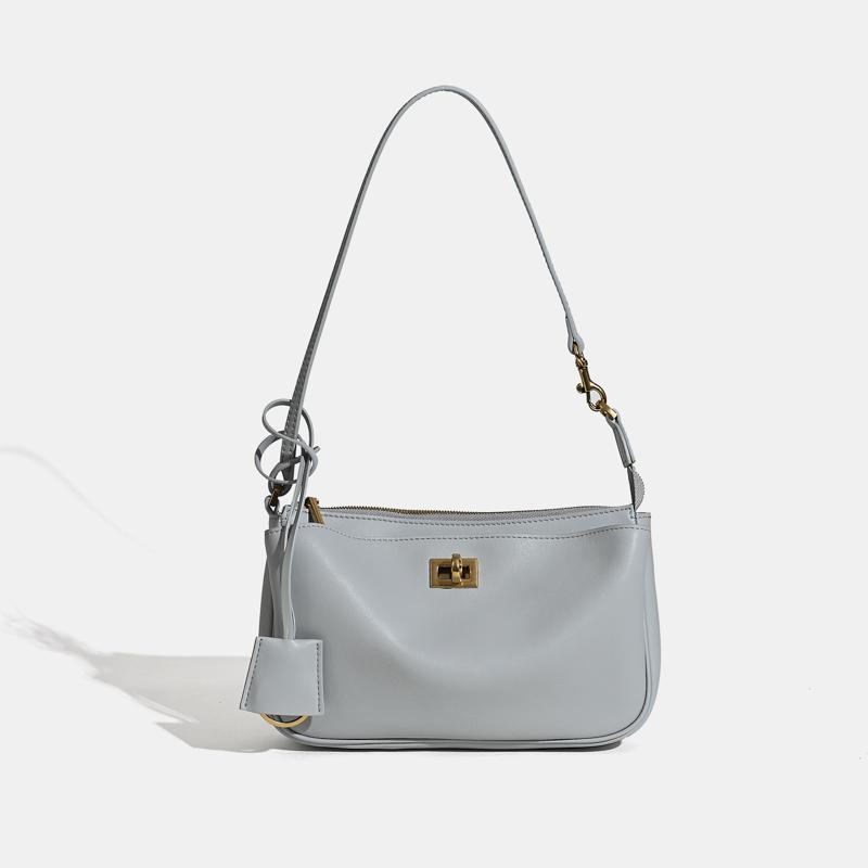 Spring  Luxury Brand Rodeo Women Shoulder Bags Fashion Black Leather Handbags Women Gold Buckle Underarm Bags Women