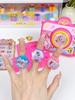 Magic Jewelry Making Kit 3D Magic DIY Jewel Rings Keychain Creative Handmade Craft Box Set for Girls Xmas Birthday Gifts