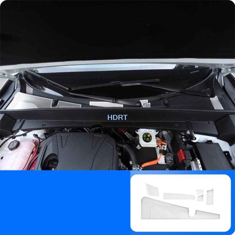 Для Geely Galaxy Starship 7/Starray EM-i P145 2025 + Авто Стайлинг Передний Капот Двигателя Вентиляционное Отверстие Выпускное Отверстие Пылезащитная Крышка