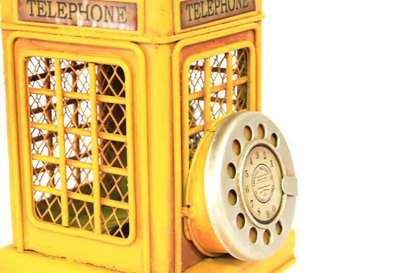Decorative Metal Phone Piggy Bank with Handset