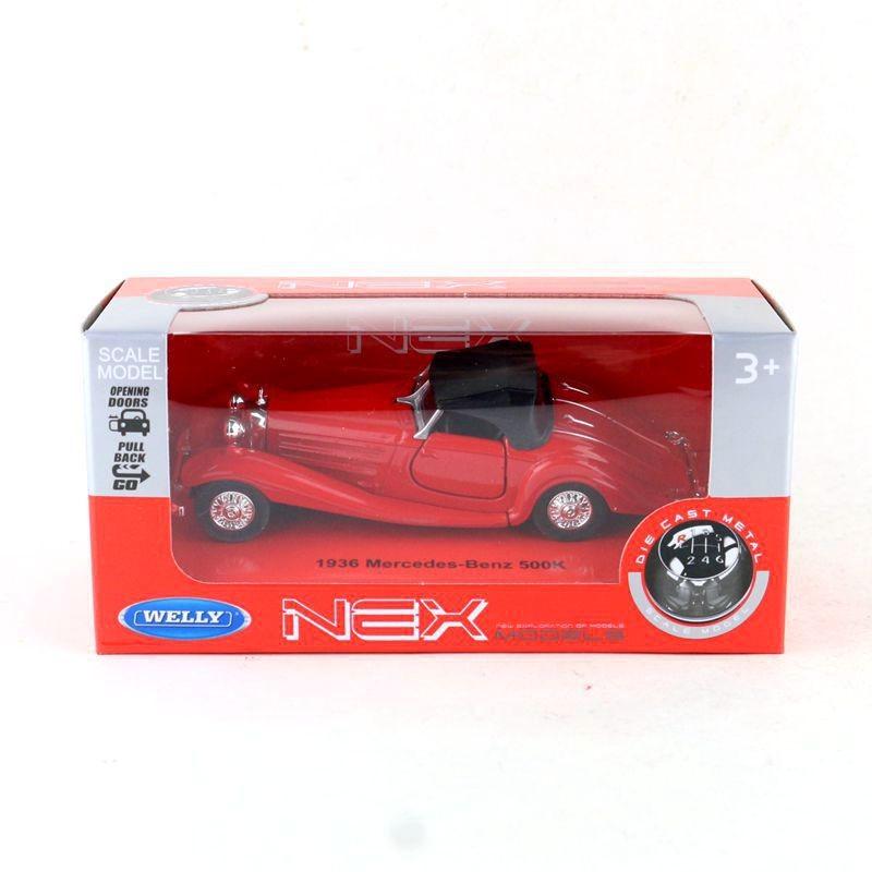 

Ldtimer Model Car Alloy Mercedes Benz 500k Toy With Opening Doors For Play Kid