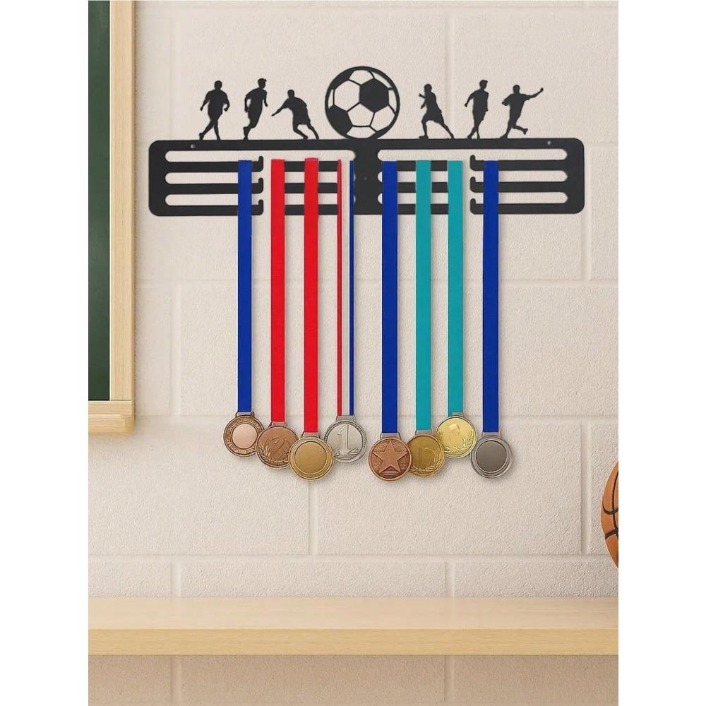 Gothic Metal Wall Shelf Sports Decor Display Storage Durable Rustproof