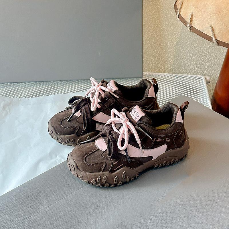 Children's Sports Shoes Single Shoes Spring and Autumn Sports Shoes 2025 New Casual Shoes Girls Running Shoes Boys Forrest Gump Shoes