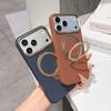 Applicable To iPhone17ProMax Swivel Bracket, Mobile Phone Case, Magnetic Suction Apple 16 CoE Shield, Metal Lens Case.