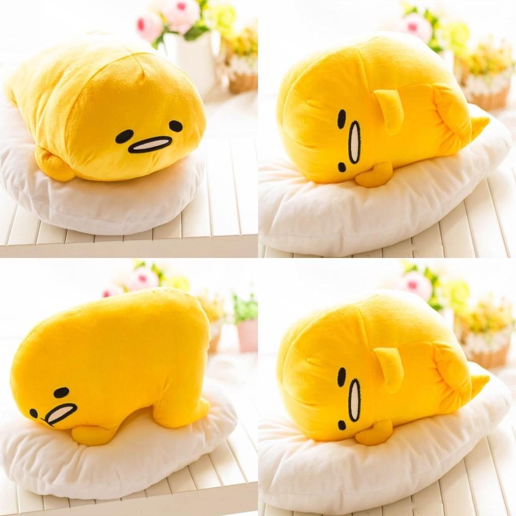 Adorable Cute Lying Gudetama Lazy Egg Motchiri 15" Plush Toy Stuffed Pillow Cushion For Ultimate Comfort