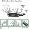 Universal Bicycle Repair Tool Includes Tire Tire Puncture Repair Bicycle Tool Master Link Crank Pull Tire and Bicycle Essentials Kit, Pump, Kit,