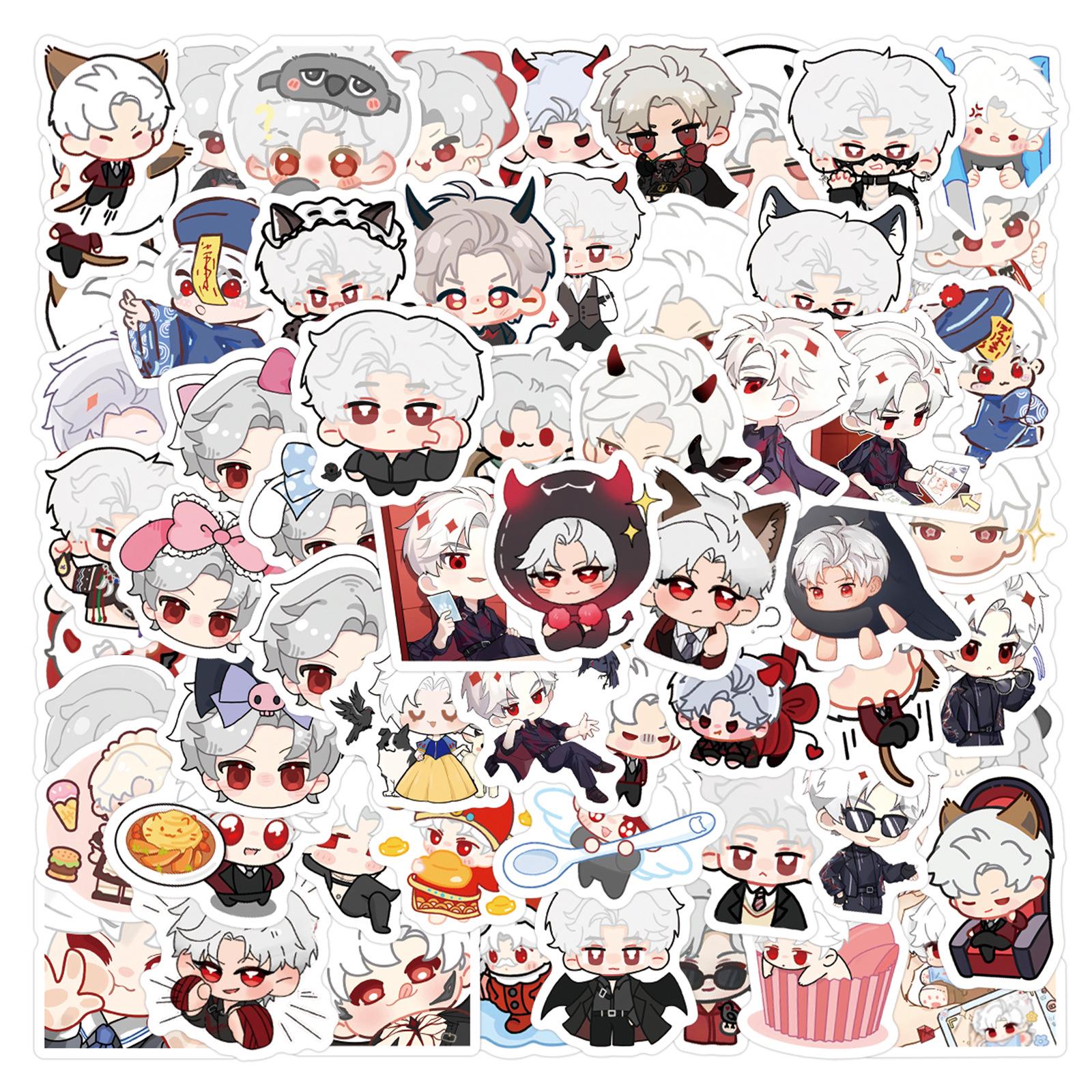 105 Trendy Anime Graffiti Stickers: Fun Emoticons for Water Bottles & Tablets