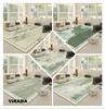 Crystal Pile New Chinese Carpet Green Hotel Schlafzimmer Haushalt Nachttisch Vollteppich Wohnzimmer Schlafzimmer Frische Sofateppiche
