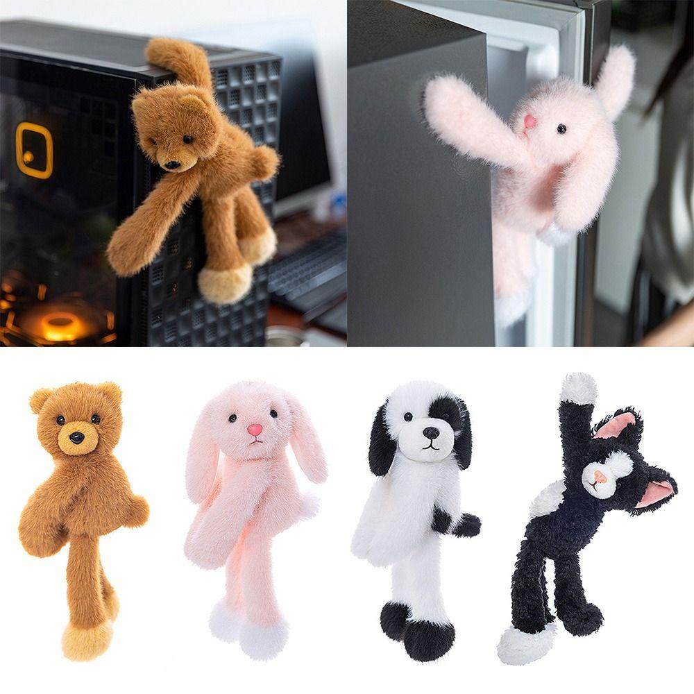 Magnetic Buckle Stuffed Animal Doll Toys Cute Animal Cat Doll Toys New Plush Toys  Home