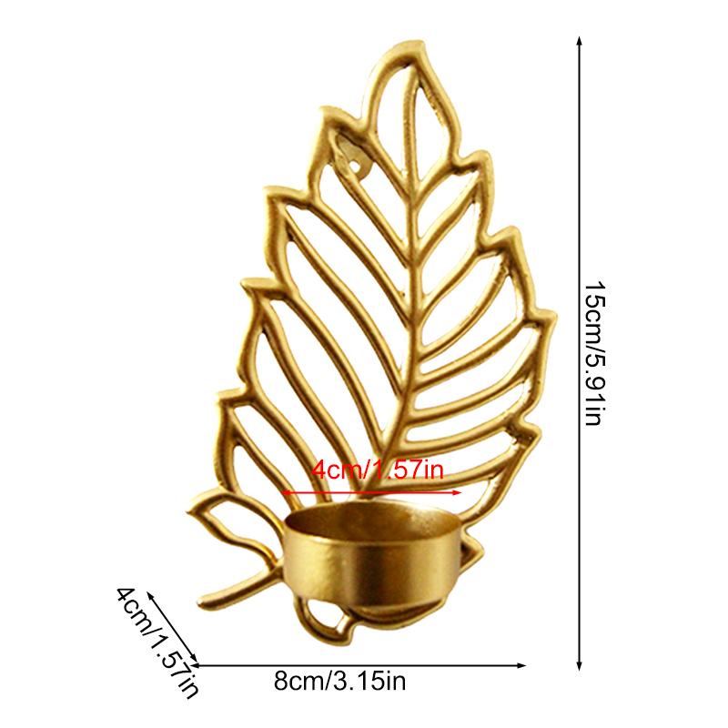 1Pc Lighting Birthday Party Hollow Out Wall Decoration Candlelight Dinner Ornament Iron Wedding Valentine's Day