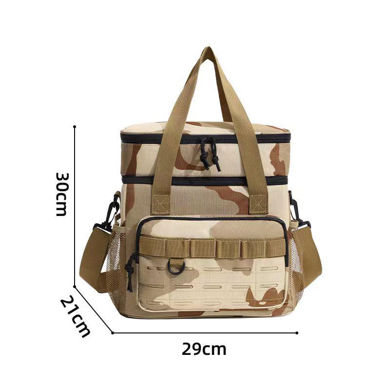 

Leakproof Double-Layer Insulated Camping Picnic Bag with Large Capacity and Oxford Cloth