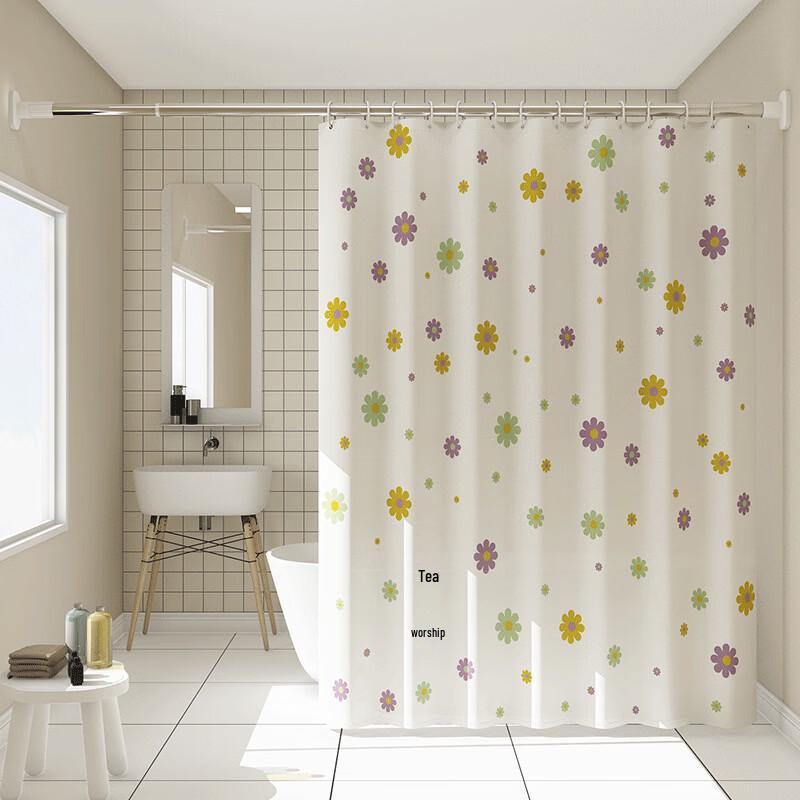 Yicheng Thick Shower Curtain W200xH200cm