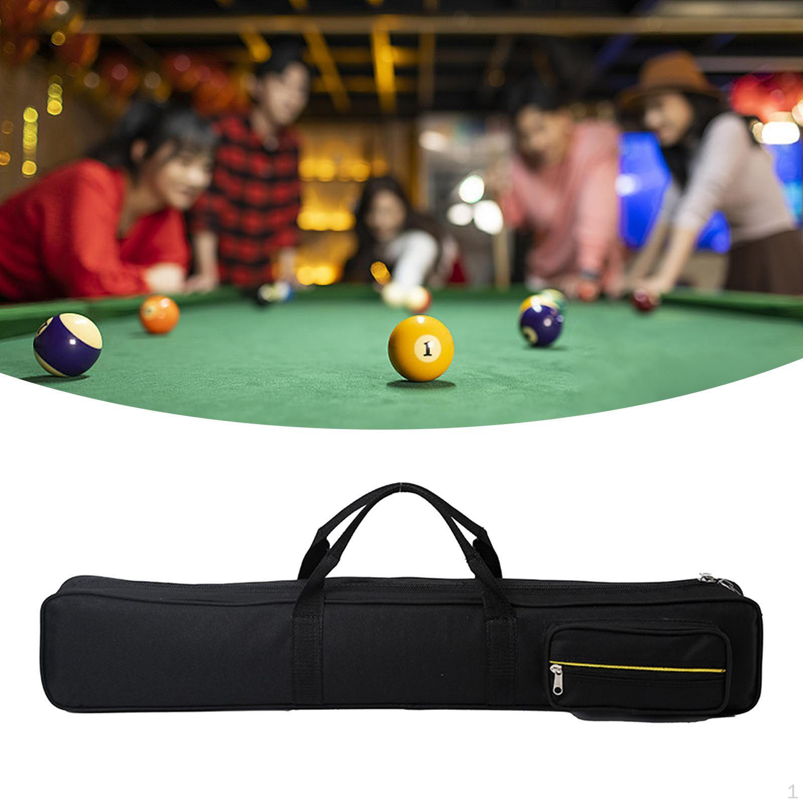 

Чехол для бильярдного кия, сумка для пула, ручная, 1/2 сочлененная сумка для хранения снукера Black