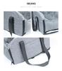 Portable Pet Car Bed: Plush, Detachable Cat Nest & Dog Console Bag