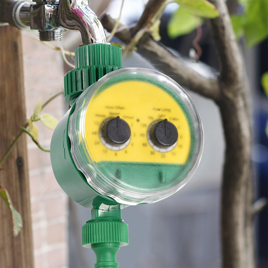 Irrigation Timer,Two   Electronic Watering Timer 16 Times Daily Waterproof Electric NaIntelligent Irrigation Timer for Roof Garden