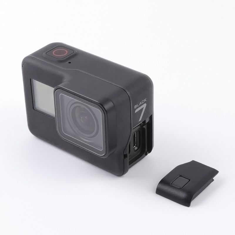 Rechargeable Side Cover for Case Replacement Battery Lid Door Cover Can For Black Sport Camera Accessories