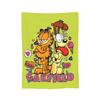 Garfield E Amici Coperta Di Natale Copri Letti Coperte Plaid in Lana Biancheria Da Letto Divano Personalizzati Caldi Ultra-Morbidi Copriletti,