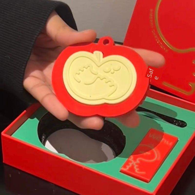 Christmas Car Hanging Apple Car Fragrance Diffuser Plaster Pendant Gift Box Creative Car Interior Decoration Christmas Gift
