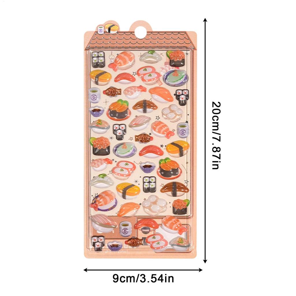 3D-Sticker im japanischen Stil für Scrapbooking & Journaling, Niedliche Handkonto-Aufkleber für Handyhüllen, Laptops, Karten, DIY-Bastelarbeiten