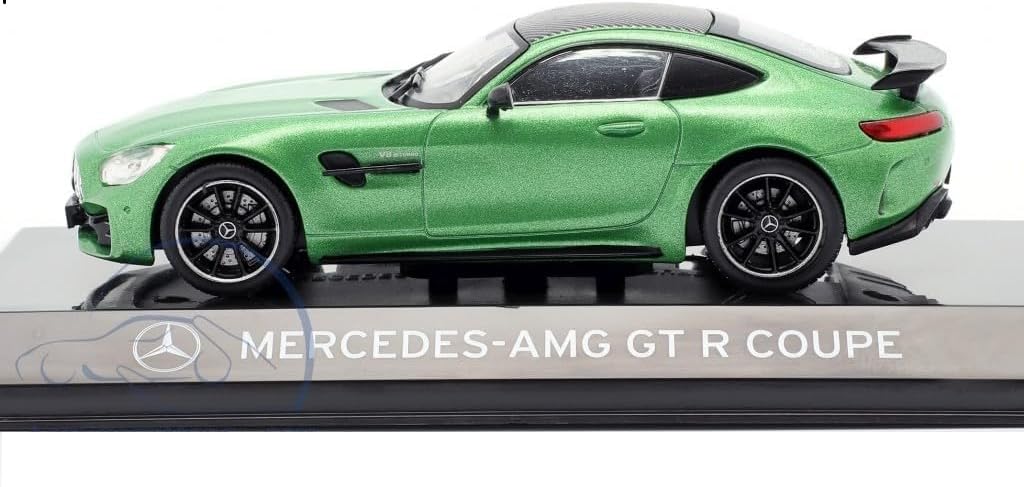 Altaya Diecast Car Scale BENZ AMG GT R Coupe Green Helmet Magno Mercedes-Benz 1/43 (C190) [Used]