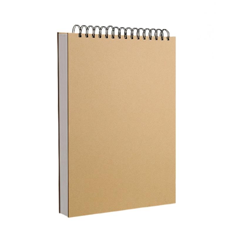 16K/A4/8K Professional Sketch Pad 60 Sheets Removable Kraft Cover Art Notebook
