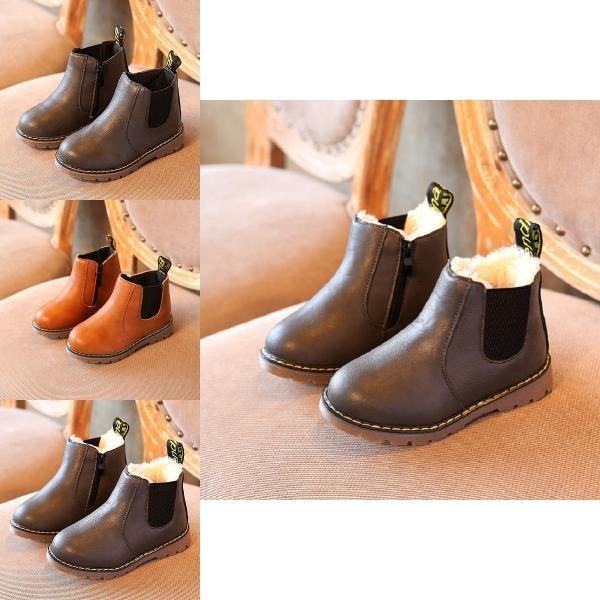 Comfortable Ankle Winter Children Kids Boots Chic Snow Baby Shoes For All Occasions