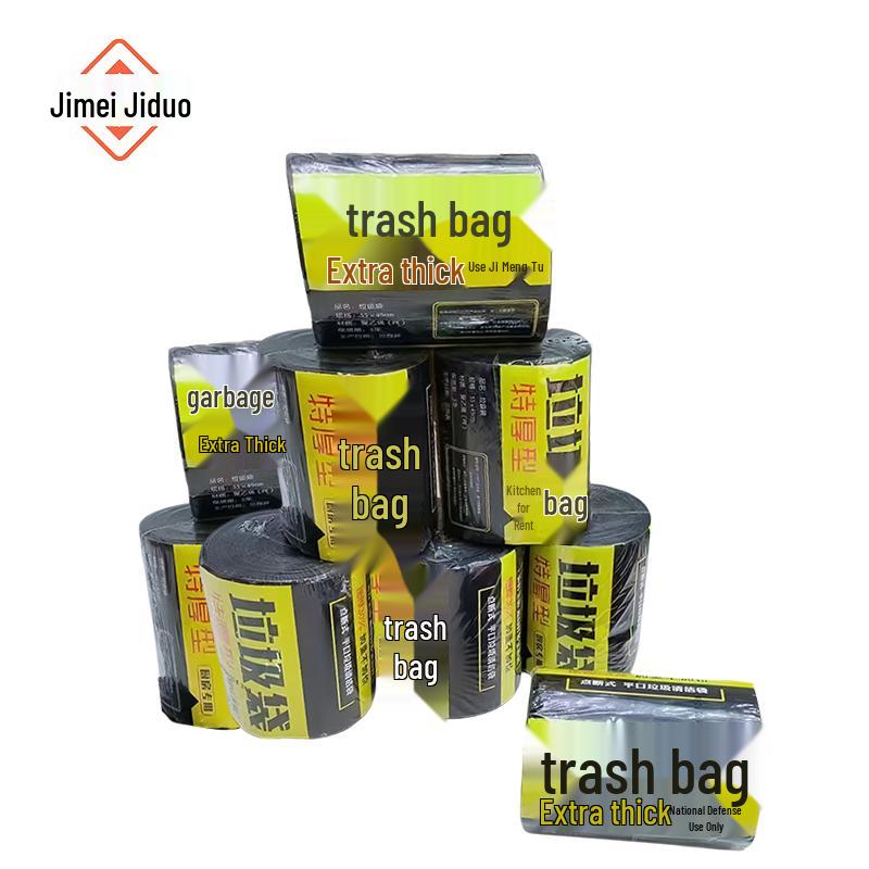 Jimei Jiduo Extra Thick PE Flat-Mouth Garbage Bags