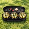 3 Pieces Iron Lawn Bowling Boule Portable for Tournaments