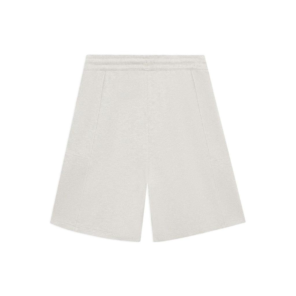 Li-Ning Vital Essential Solid Color Text Embroidery Loose Straight Shorts Men Bottoms Grey AKSSA87-3