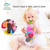 HappyMonkey Baby Sensory Plush Rattle & Teether Toy