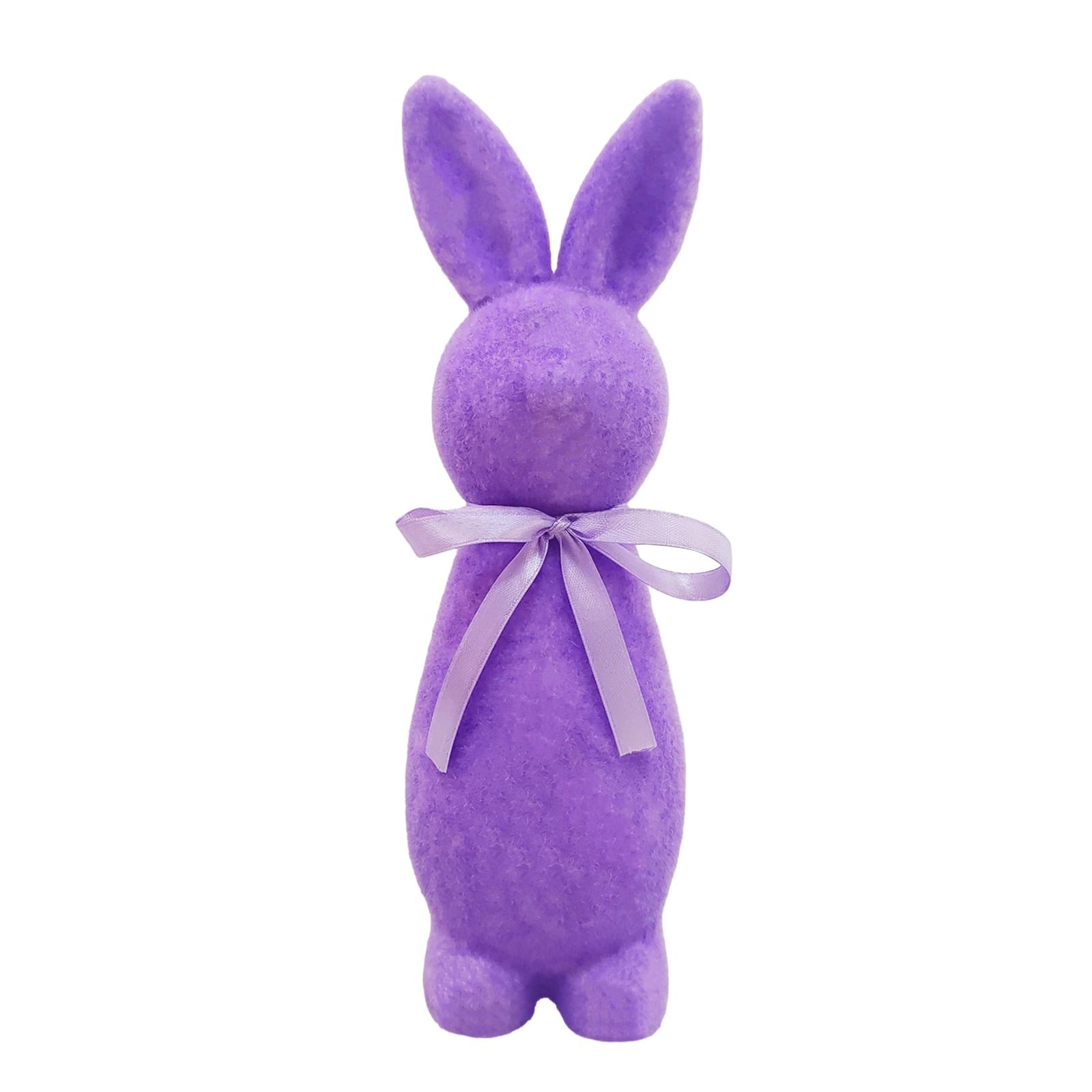 Easter Decoration Doll Ornaments Bunny Doll Gift One Size фиолетовый