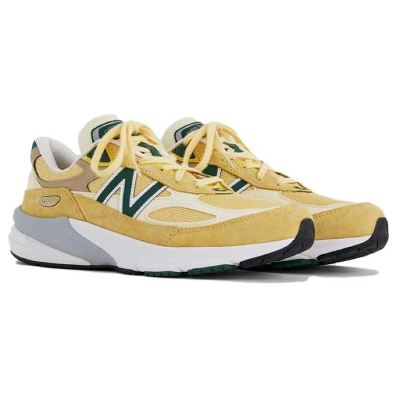 New Balance Teddy Santis X 990v6 Made In USA Sulphur Unisex Sneakers Yellow Forest-Green U990TE6