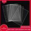 A6 6-Hole Loose-Leaf Transparent Album Pages, 1/3/Single Grid, for Polaroid, Bills, Small Cards.