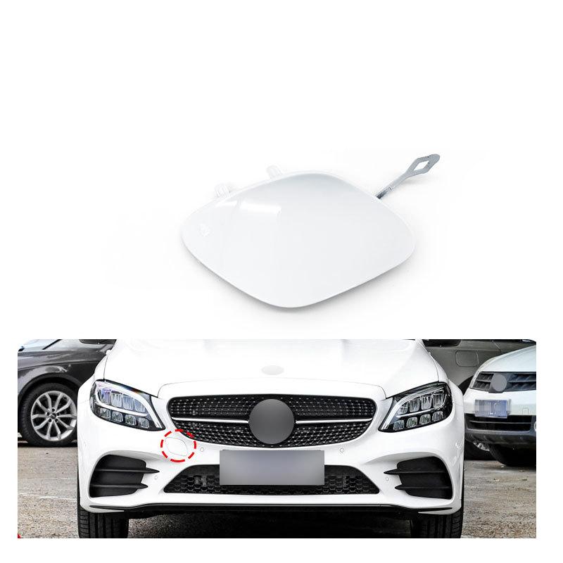 

Front Bar Trailer Cover W205 Front Bumper Traction Hook Hole Cove For Mercedes-Benz C-Classr 2058856402 білий