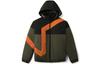 Vans Down Jackets Unisex Army Green Hooded Moderate Down Jacket VN0A54IPKCZ