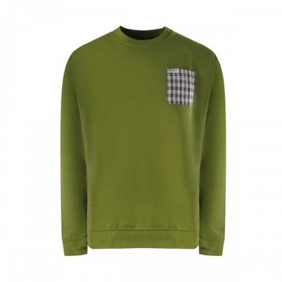 Aquascutum Unisex Yetişkin Aktif İkonik Cepli Sweatshirt
